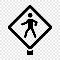 walk, crosswalk, sidewalk, street icon svg