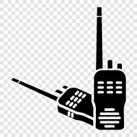 walkie talkie radios, wireless walkie talkie, two way radios, Walkie Talkie icon svg