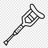 walking, cane, help, assistance icon svg