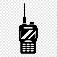 walky talkies, radios, radios for walkies, portable radios icon svg