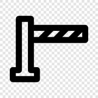 Wand, Zaun, Tür, Tor symbol