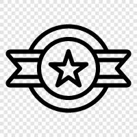 war, honor, bravery, heroism icon svg