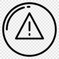 Warning, Danger, Precaution, Precautions icon svg