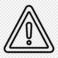 Warning, Warning! Caution, Caution, Caution! icon svg