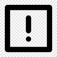 Warning icon svg