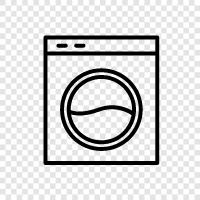 washer, machine, cleaning, spin icon svg