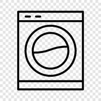 washer, machine, tumble, spin icon svg