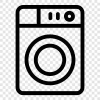 washer, spin, agitator, detergent icon svg