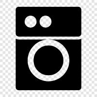 washer, dryer, machine, cleaning icon svg