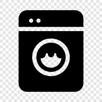 Washer, Loading, Spin, Water icon svg