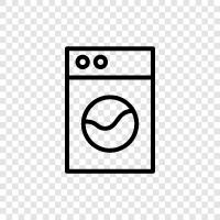 washer, dryer, spin cycle, load icon svg