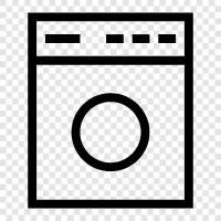 washing machine, washer, machine, spin icon svg