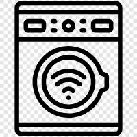 washing machine, tumble dryer, home appliances, dryer sheets icon svg