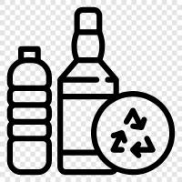 Abfall, Recycling, Müll, reduzieren symbol