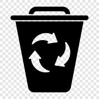 waste, garbage, garbage collection, recycling center icon svg