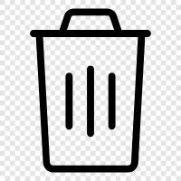 waste, garbage, rubbish, discards icon svg