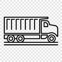Waste Truck, Recycling Truck, Dump Truck icon svg