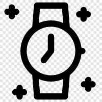 watch band, watch battery, watch band replacement, watch battery replacement icon svg