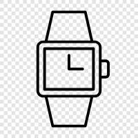 watch band, watch band replacement, watch battery, watch band repair icon svg
