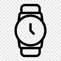 watch band, watch battery, watch charger, watch face icon svg