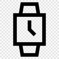 watch band, watch battery, watch face, watch strap icon svg