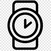 watch band, watch box, watch charger, watch face icon svg