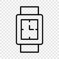 watch band, watch battery, watch band replacement, watch band spring icon svg