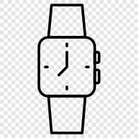 watch band, watch pil, watch face, watch kayış ikon svg