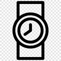 watch, time, digital, analog icon svg