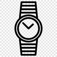 watch, watch band, watch strap, watchband icon svg