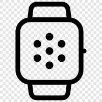 watch, digital, android, iphone icon svg