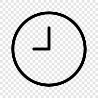 Uhr, Zeit, digital, analog symbol