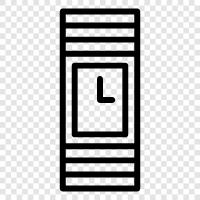 watch, time, clock, watch band icon svg