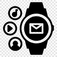 Часы, Андроид, Apple Watch, Pebble Значок svg