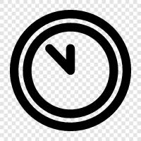 watch, time, time zone, alarm clock icon svg