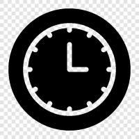 watch, time, analog, digital icon svg