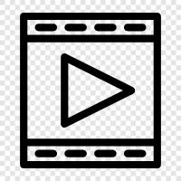 watch video, watch movie, watch tv show, watch online icon svg