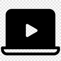 Video ansehen, OnlineVideo, Videospiele, OnlineVideospiele symbol