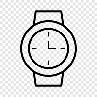 watch with, time, timex, digital icon svg
