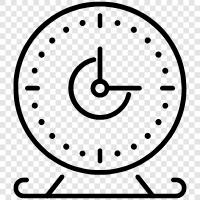 watches, time, alarm, digital icon svg