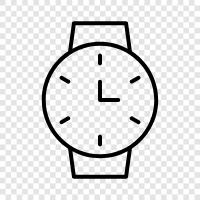 Watches, watch band, watch case, watch face icon svg