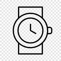 Watches, time, timepieces, wristwatch icon svg