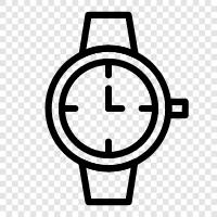 Watches, wristwatch, clock, time icon svg