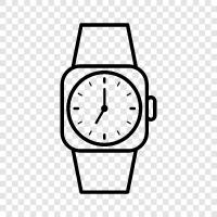 Часы, Apple Watch, умные часы, время Значок svg