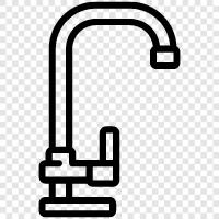 water, tap, sink, faucet handle icon svg