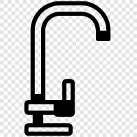 water, tap, faucet aerator, bathroom faucet icon svg