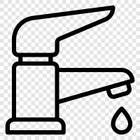 water, taps, water system, sink icon svg