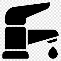 water, tap, faucet mount, water cooler icon svg