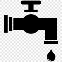 water, tap, water fountain, water stream icon svg