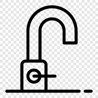 water, tap, faucet handle, sink icon svg